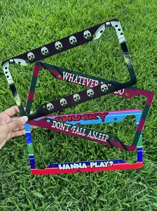 Horror Film License Plate Frame
