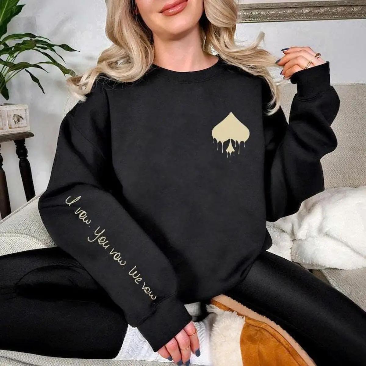The Lords Series Book Shirt Sweatshirt Hoodie, Book Merch, Dark Romance Book Merch, Gift For Book Lovers, I Vow. You Vow. We Vow., Unisex Sweater Pullover Tee