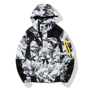 Men's Waterproof Mountain Jacket - All-Weather Outdoor Hiking & Survival Coat