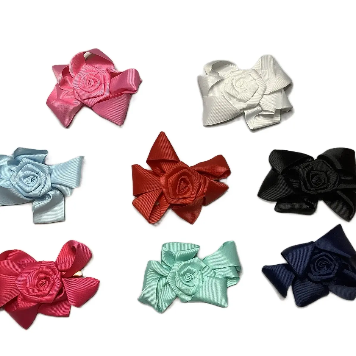 Big Hair Bows - Customizable Hair Accessory with Various Shapes and Colors