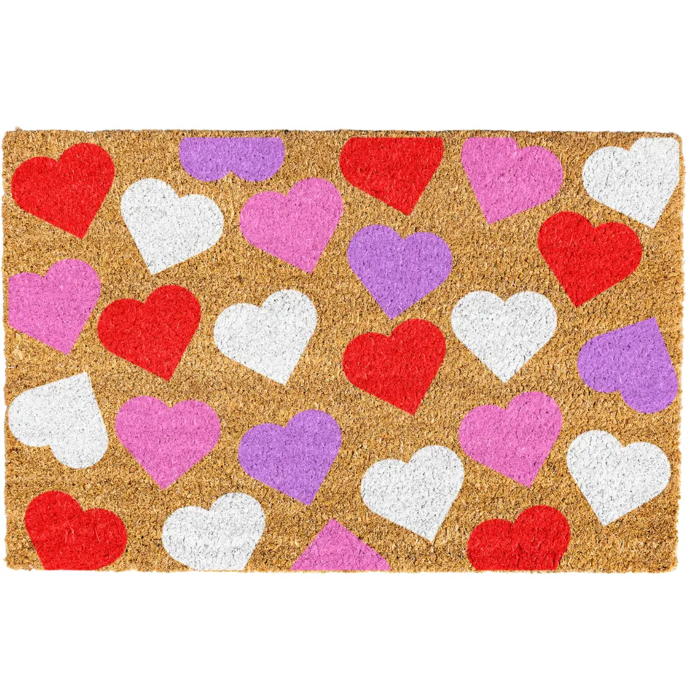 Valentines Day Door mat, Welcome Mat, Funny Door mat, hearts, Broken Hearts