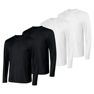 Hanes Sport Cool Dri Men's Performance Long Sleeve T-shirt Value 4-pack Underwear Multi Pack Comfortable Fit Soft Stretch Fabric Breathable O482l4