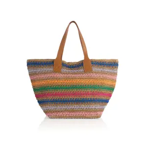 Shiraleah Serafina Tote Multi-Colored - 21-in