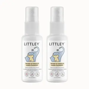 Littley Hand Cleanser 2 Pack (4oz total) by Think Smarter Products (Made in the USA)