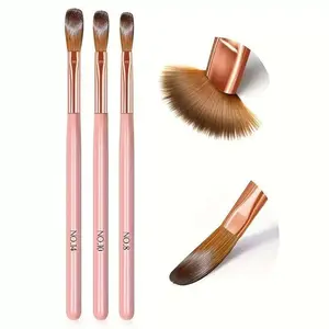 3 Counts Nail Art Brush Set, Essential Tools for Creative Nail Design, Perfect for Nail Art Enthusiasts, Includes Extension Glue Brushes