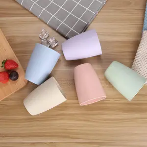 5pcs Unbreakable Plastic Cups | Reusable, Dishwasher Safe | Perfect for Coffee, Tea, Water, Milk, Juice - Ideal for Home Parties, Holidays, and Everyday Use in White, Light Pink & Blue, Green, Purple