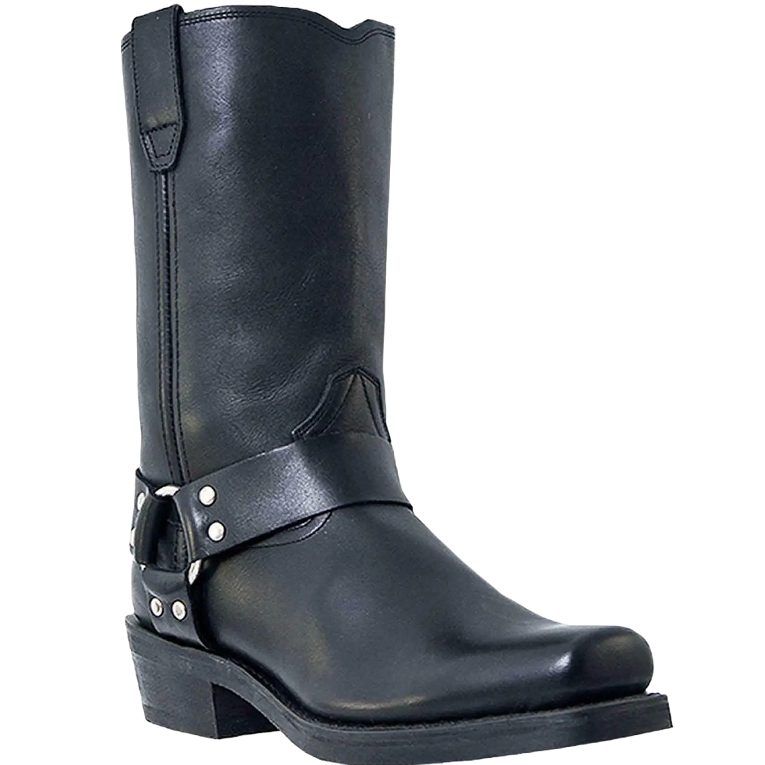 Dingo Men's Black Dean Leather Harness Boots DI19057-BK Dingo Men's Black Dean Leather Harness Boots DI19057-BK