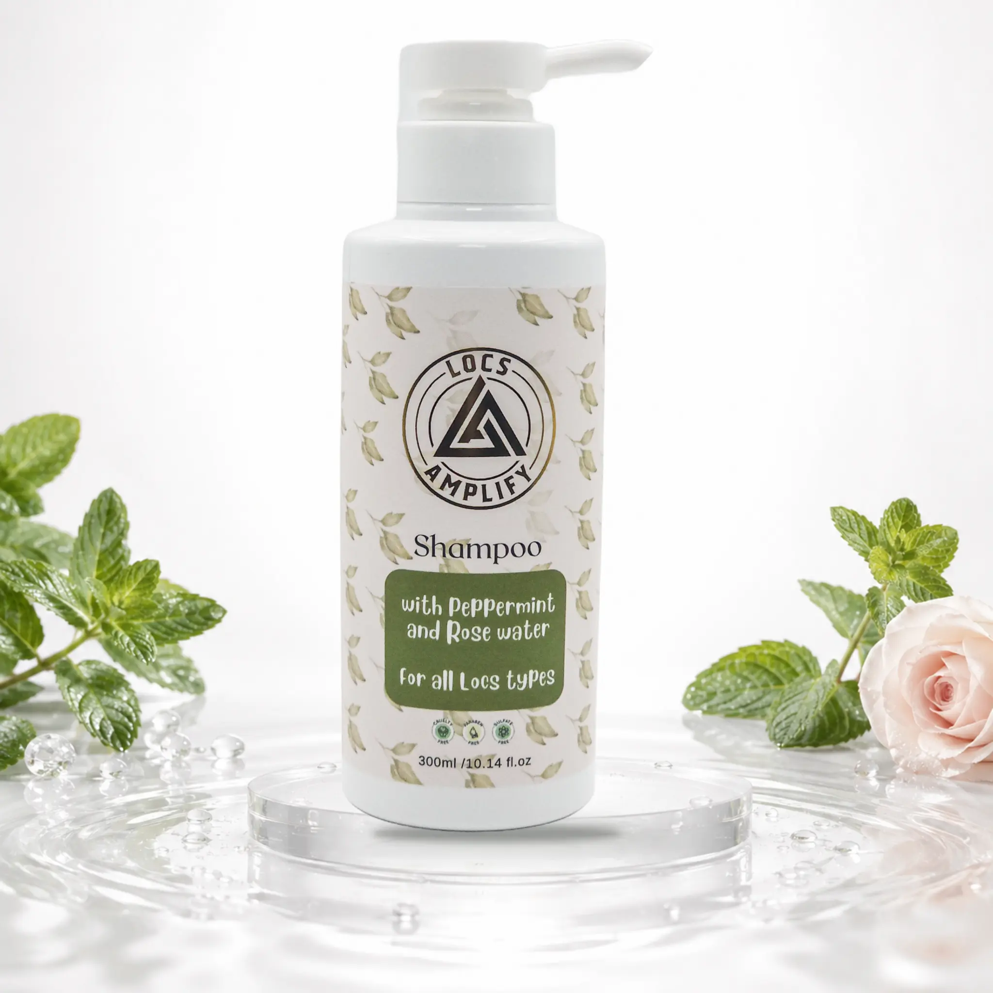 Locs Amplify Clarifying Shampoo | For Locs, Dreadlocks, Braids & Natural Hair | Vegan • Organic • Lightweight | 300 ml Haircare