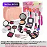 21pcs Kids Pretend Makeup Toy Set with Mirror & Makeup Bag, Fake Cosmetic Toys, Lifelike (Non-Coloring) Pretend Play Gift, Safe & Fun for Girls 3+, Realistic Cosmetic Playset #GLOBAL PICKS