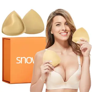 Snouuy Sticky Bra Inserts - Reusable Push-Up Lift Pads for Strapless Bikinis & Swimsuits - Comfortable Breathable Cups for Fitness Workouts - Perfect Gift for Women Beach Essential Essential Swimwear Womenswear