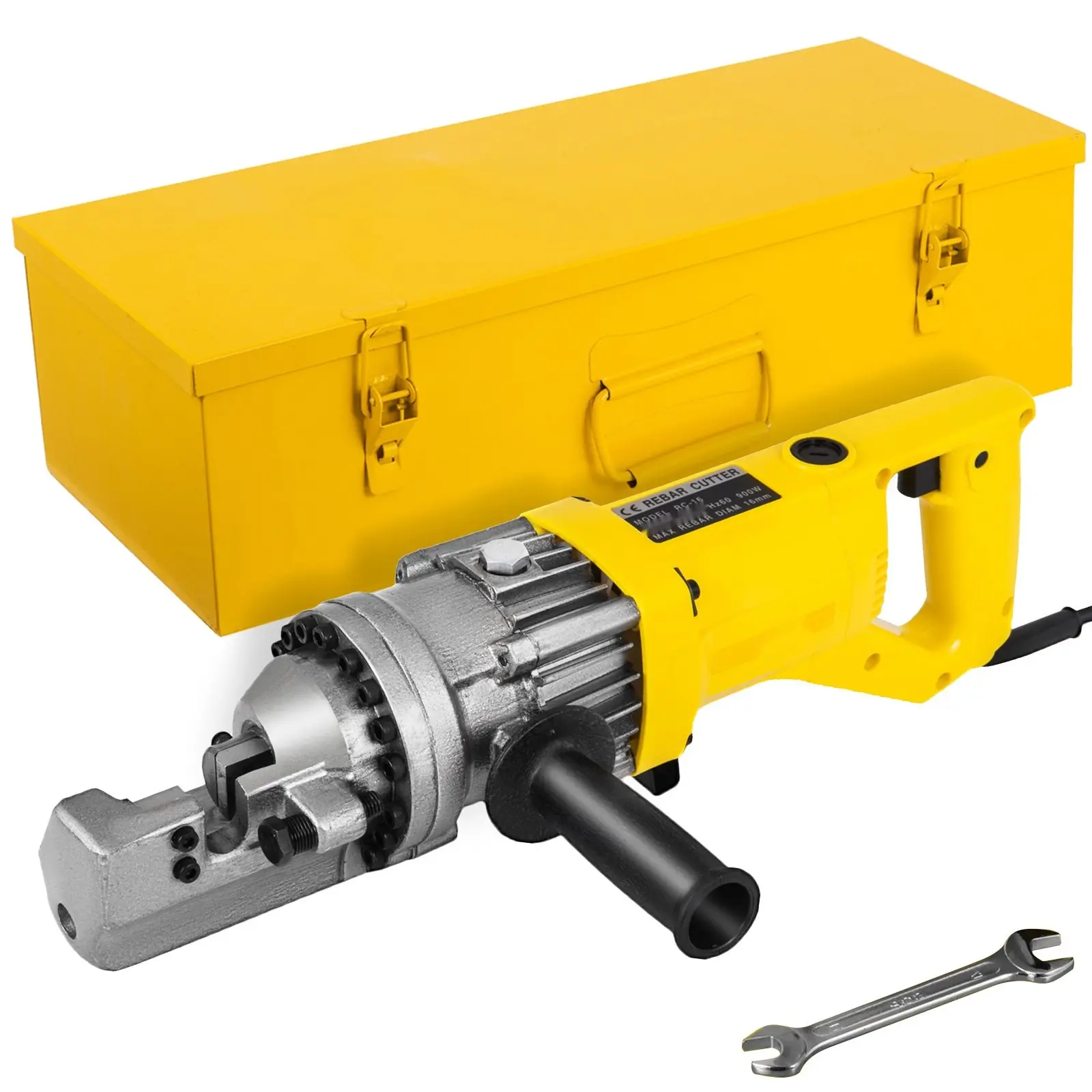 Electric Hydraulic Rebar Cutter, 900W Portable Rebar Cutting Tool For 5/8" (16mm) Rebar Within 3 Seconds, 110V Power Supply, Heavy Duty Electric Rebar Shear For Construction, Fast, Efficient, And Safe