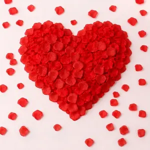 3000 PCS Premium Red Silk Rose Petals for Dreamy Weddings, Romantic Proposals & Anniversary Celebrations - Soft, Realistic & Eco - Friendly