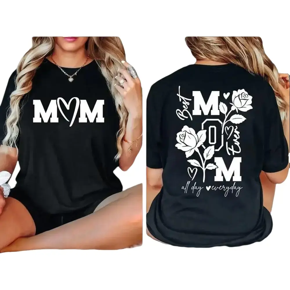 Cool Mom Oversized Tee | Double-Sided Cotton T-Shirt | Mother’s Day Gift