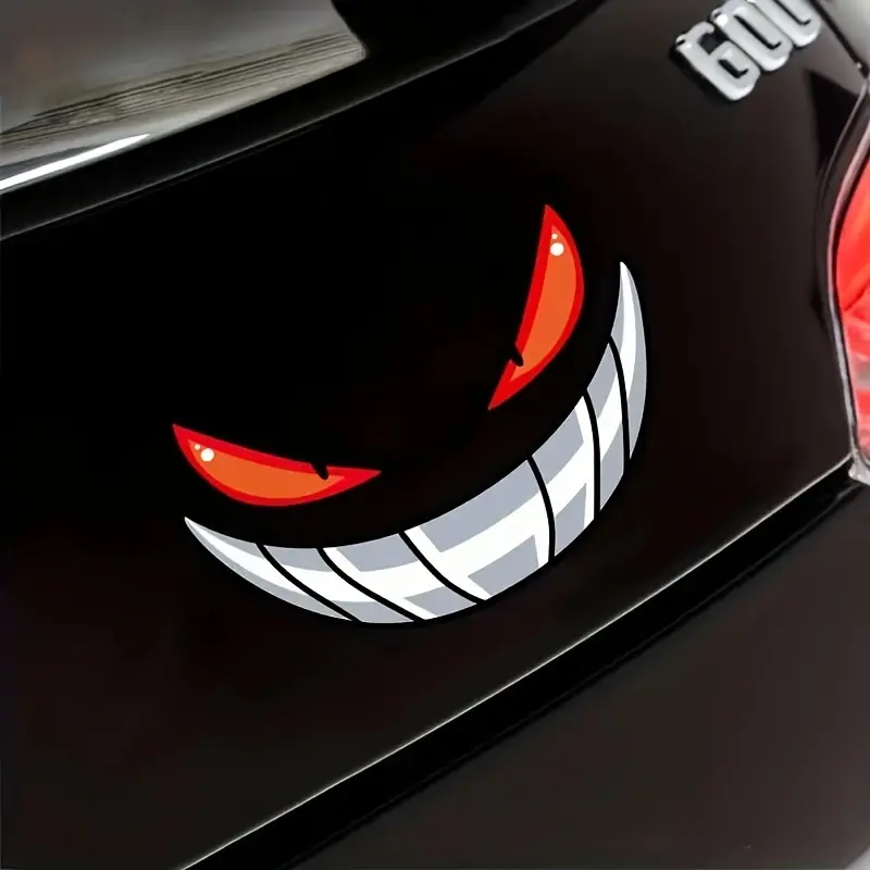 Make Your Car Stand Out With Demon Eyes Car Sticker Expression Decals