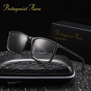 Protagonist Aura Stylish Black Frame Presbyopia Glasses, Anti Blue Light Comfortable Lightweight Readers for Men's Everyday Wear