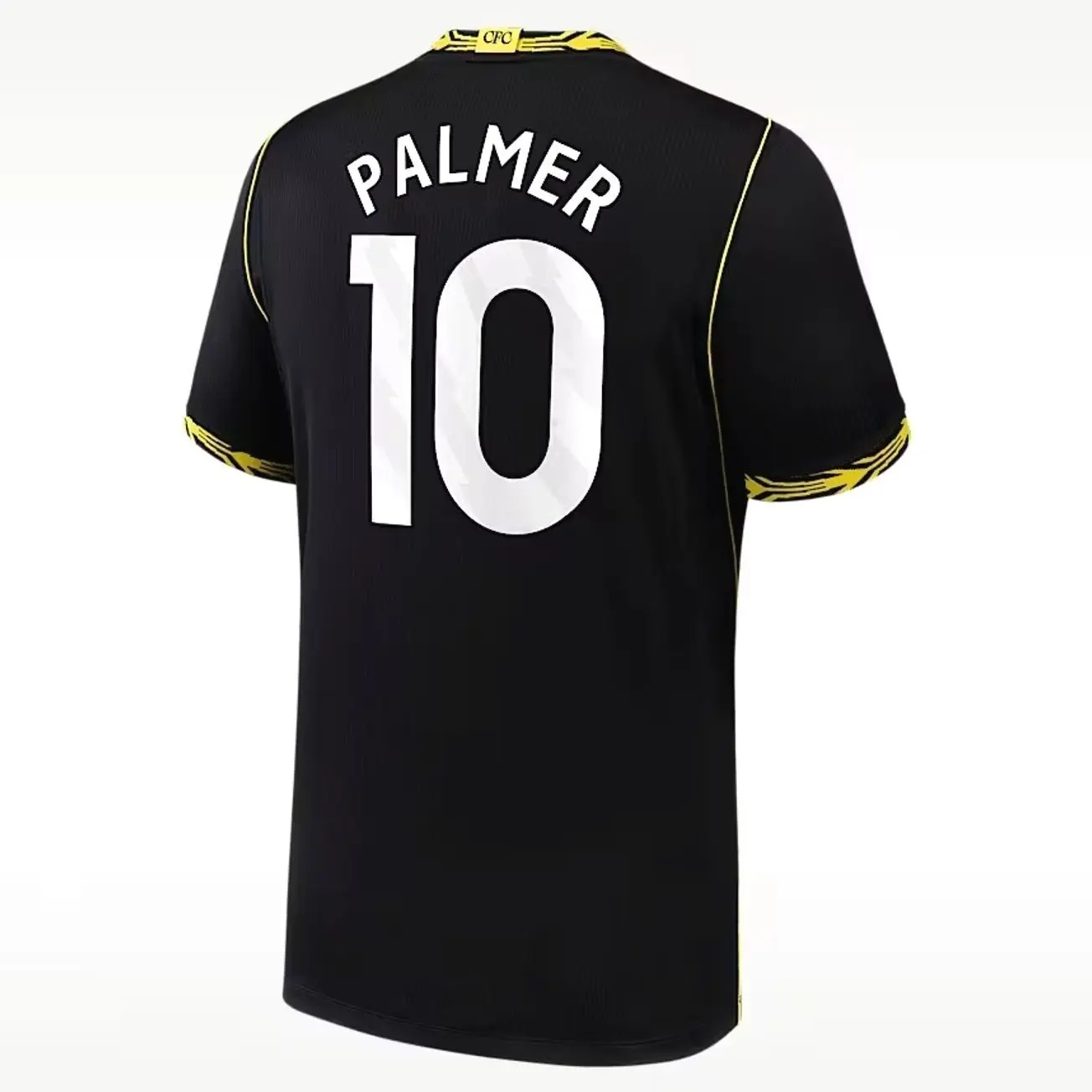 Unisex Soccer Mens Athletic Short Sleeve Football Shirt Sports Fan Training Top Breathable Lightweight Casual Streetwear Palmer  Away Replica Player Jersey - Black