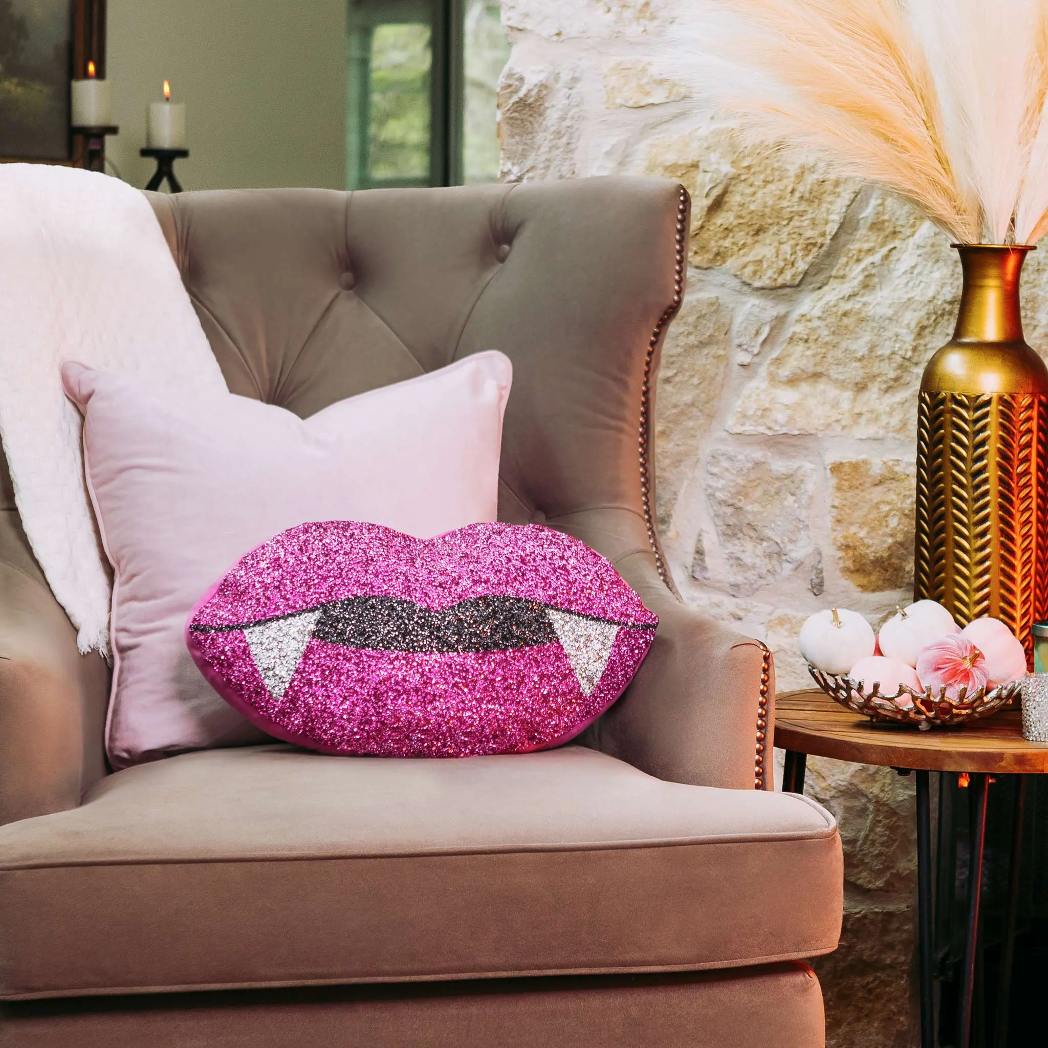 Vampire Kiss Pillow