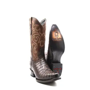 2535005050 - Vaquero Signature Men's Snip Toe Boots Coco Belly Imitation Cafe Difuminado