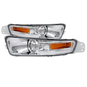 2005-2009 Mustang Factory Style Bumper Lights (Chrome Housing/Clear Lens)