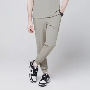 Zenir | Men's StretchFit Jogger Scrub Pants - Sand Khaki