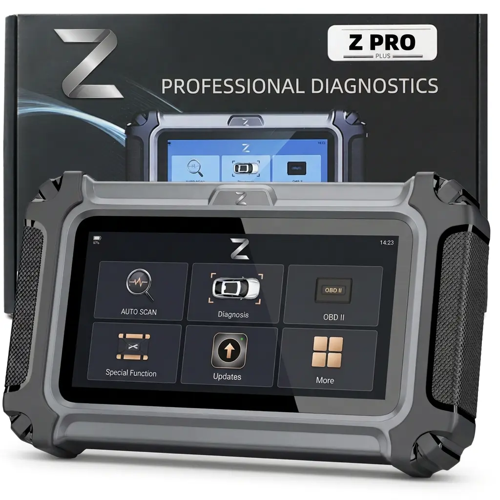 ZENTRO D5S Professional Automotive Scanner - 5-System OBD2 Diagnostic Tool for Engine ABS SRS EPB Transmission - Full Service Reset Code Reader for Car Technicians with Lifetime Free Updates