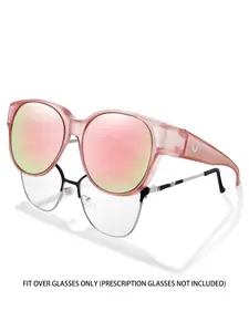 Women's Fit Over unglasses,UV400 Protection, Fashion Round Cat Eye Design, Large Lens Comfort Fit, Stylish Eyewear for Women, Fashionable Sunglasses, Trendy Styling Sunglasses