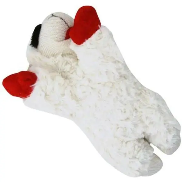 Multipet Lamb Chop Plush Squeak Toy Multipet Lamb Chop Plush Squeak Toy