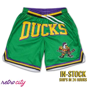 Mighty Ducks Hockey Retro Mesh Shorts *IN STOCK*