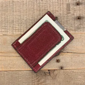 Stingray Red Clip Wallet