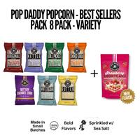 Pop Daddy Popcorn 8-Pack + Strawberry Shortcake