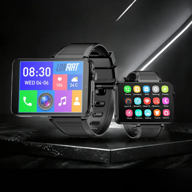 LOKMAT 9 MAX Android 15 Smartwatch - 2.8in Large Screen, 64G Memory, Dual Cameras, Dual Operating Systems, Type-C Charging, Flashlight, SIM Card Calling, GPS Navigation, App Download Support, Bluetooth, ABS Plastic Wearable Smart Device