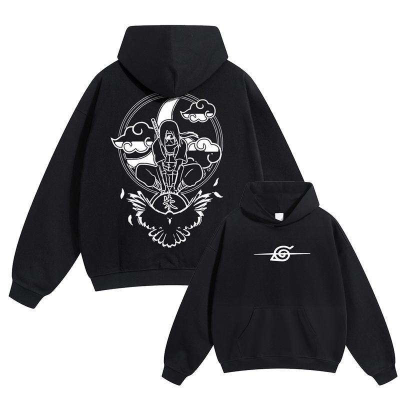 Naruto Unisex FallFreshness outfits men streetwear 80s 90s graphic tees cotton Anime funny 300G Hoodies men gifts