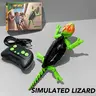 BPA-Free Unisex RC Wall-Climbing Lizard Toy - Fun RC Climber, LED Glowing Eyes, 360° Drift, Soft Rubber Reptile, Family Bonding Enhancer, Indoor Party Gift for Ages 4+