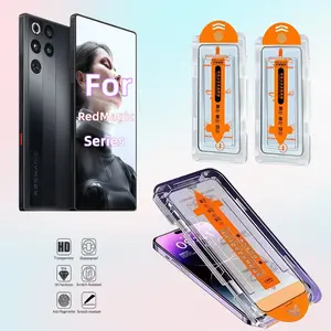 2-Pack Tempered Glass Screen Protector for Zte Nubia Redmagic Series, HD Anti-Scratch, Supports Ultrasonic Fingerprint Unlock, 9h Hardness