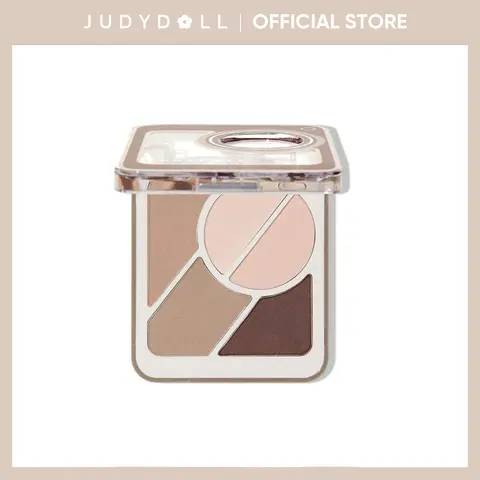 JUDYDOLL 5-Shades Eyebrow Detail Cosmetic Palette #m01 - Aegyo-sal Contour, Matte Brow Finish, Blendable, Travel-Friendly, Beginner-Friendly, Everyday Use, Giftable, Summer Refresh Look, Eyebrow Powder Palette