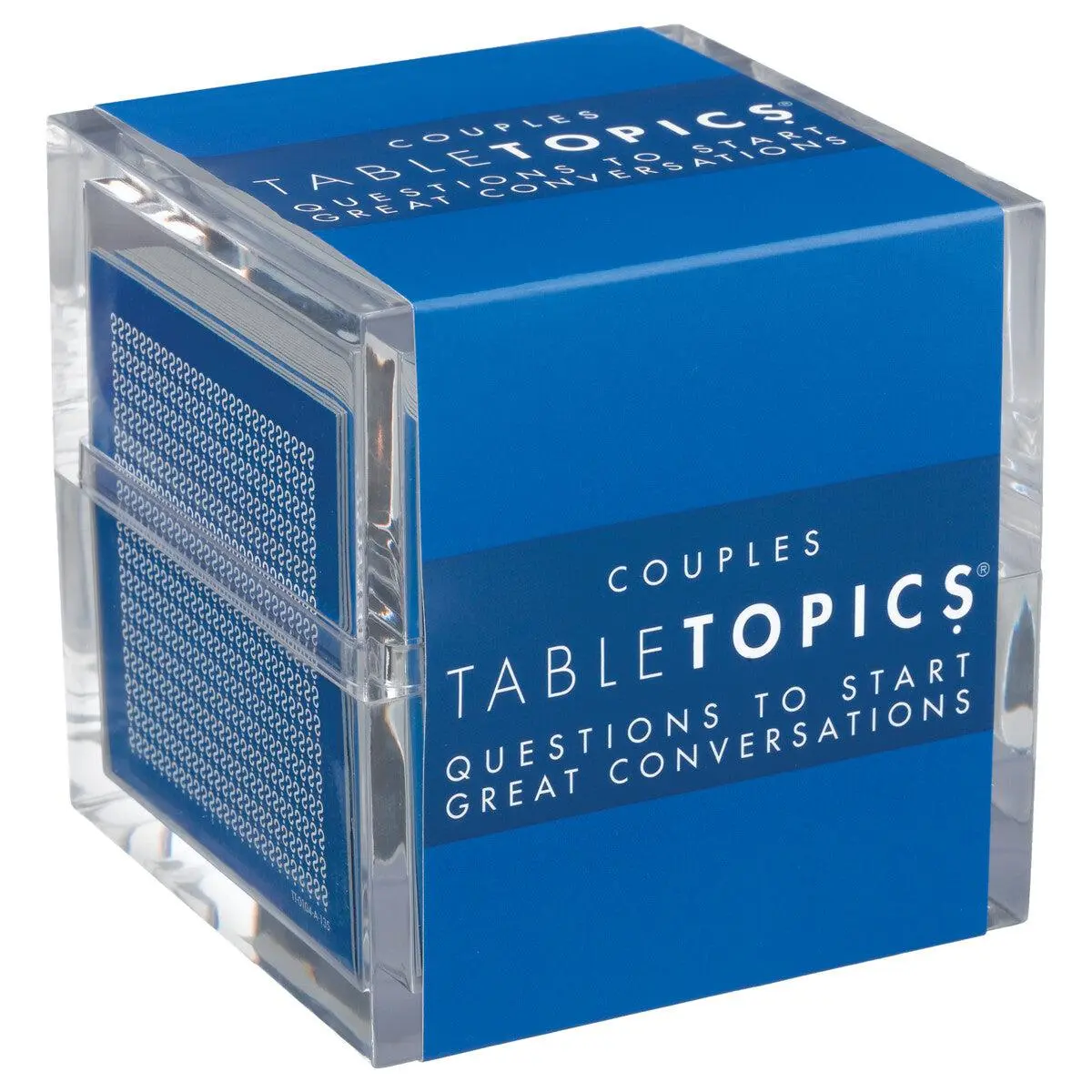 TableTopics Couples Conversation Game - 135 Fun Question Cards for Date Nights & Anniversaries - Ideal for Married Couples & Partners