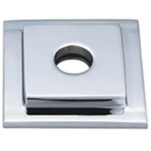 212 MAIN 3 in Contemporary Square Shape Solid Brass Heavy-Duty Shower Flange, Polished Chrome, Shower Bath Accessories