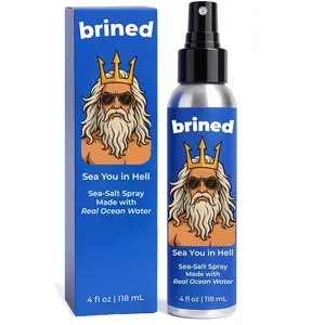 Sea Salt Spray for Men and Women | Real Ocean Water | Soft, Beachy Wave + Texture + Volume (4 oz)