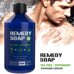 500ml Men's Body Wash Cleanser, eliminates body odor, long-lasting fragrance, Body Care