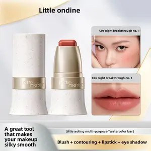 Little Ondine Long-lasting Hydrating Matte Blush Makeup Moisturizer Cosmetic Moisture Moisturizing E01 Spring Gouache
