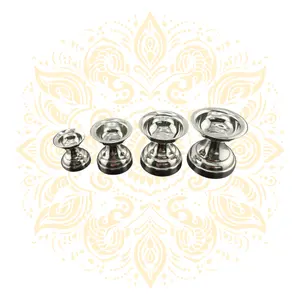 925 Sterling Silver Oil Lamp (Diya)
