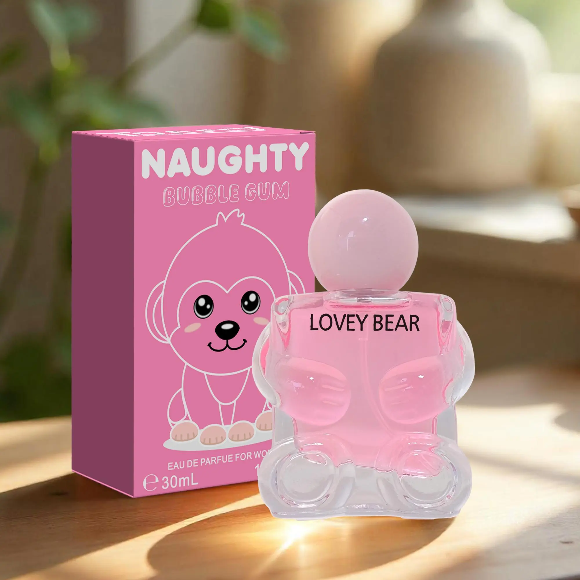 Cute Monkey Design Perfume, Long-lasting Captivating Scent Perfume Spray, Elegant Fragrance for Daily Use, Fruity Scents, Birthday Gifts for Women & Girls, Eau De Parfum, Edp Perfume Sprays