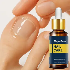 MayuFuzz Nail Strengthening Serum for Weak & Brittle Nails Daily Care Solution for Smooth Healthy Nails Easy Brush On Repair Care