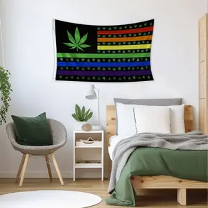 Rainbow American Stars and Stripes Gay Pride Lesbian LGBT Rainbow Flag Double-sided 3x5 feet 90x150cm