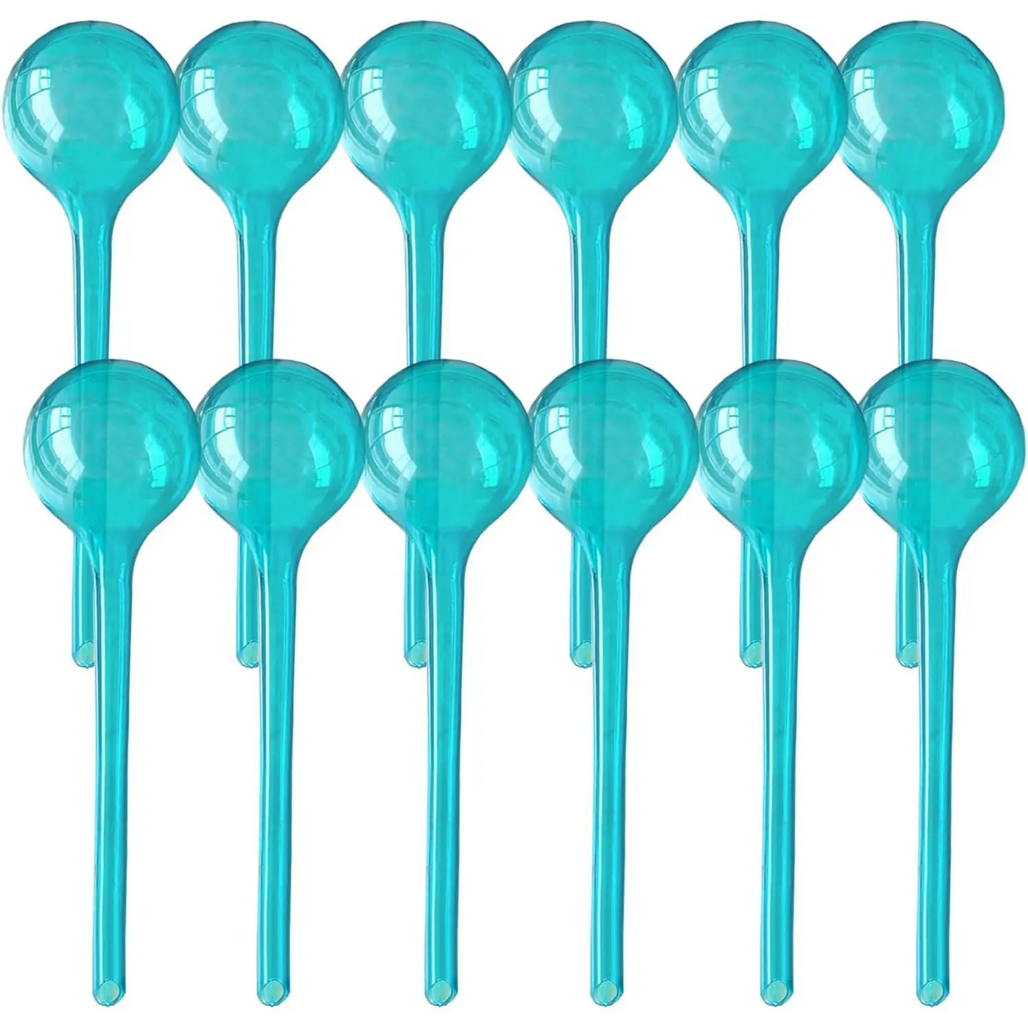 Watering Stakes, Large 12 count Flower Automatic Watering Bulbs, Plastic  Flower Self Watering Globes, Garden Self Watering Planter Insert for Daily Watering
