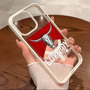Western Cowboy Killers Bull Skull y2k Cased MagSafe Ready Anti-Fall Springtok Ultra-Thin Design for iPhone 11-17 Pro Max Shockproof Protective Cover