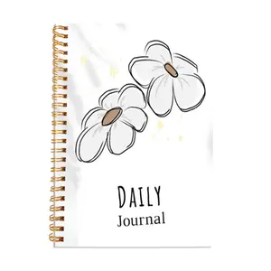 1PC 5.5×8.3in Spiral Notebook Cover, Stylish Functional Design, Suitable for Student Daily Record.