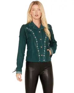 Shyanne Women's Suede Fringe Jacket - Swho22o82