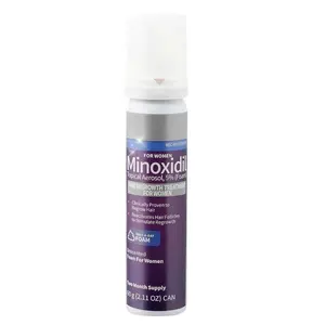 Minoxidil 5% Hair Growth Foam for Women Unscented Once-A-Day Treatment for Thicker Fuller Hair Clinically Proven Regrowth Solution 2-Month Supply