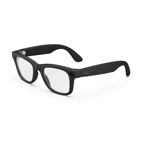 Ray-Ban Meta Wayfarer (Gen 2) Matte Black Clear Lenses